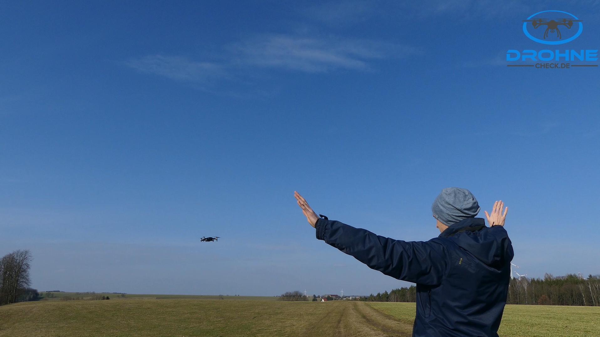 Gesternsteuerung Mavic Air Test