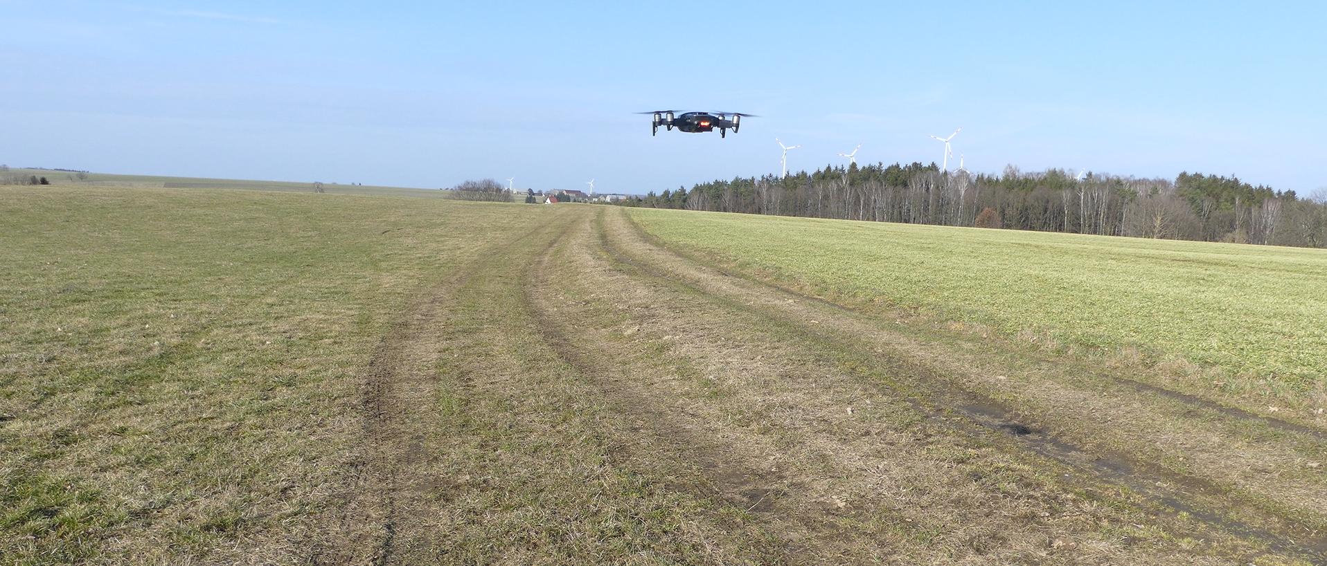 Geschwindigkeitstest Mavic Air bei gutem Wetter