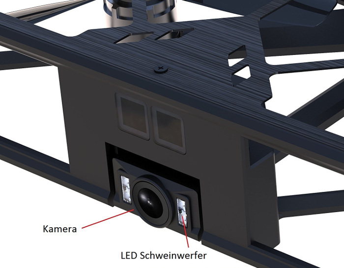 Camera with lighting