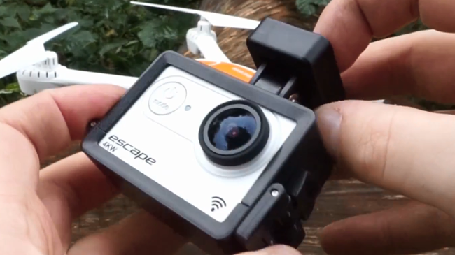 Camera with mounting bracket