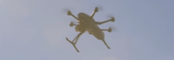 Drone in flight