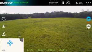 App successfully paired with the drone