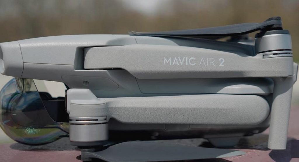 diseño plegado del Mavic Air 2